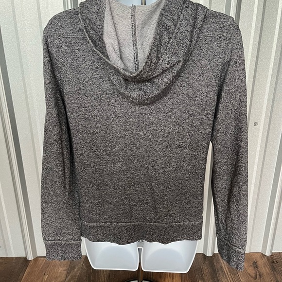 WOMENS H&M Black Jersey Hooded Jacket Size XS - Picture 3 of 5